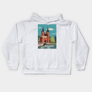 Oosterpoort Delft Netherlands - Eastern Gate Delft City Travel Art Kids Hoodie